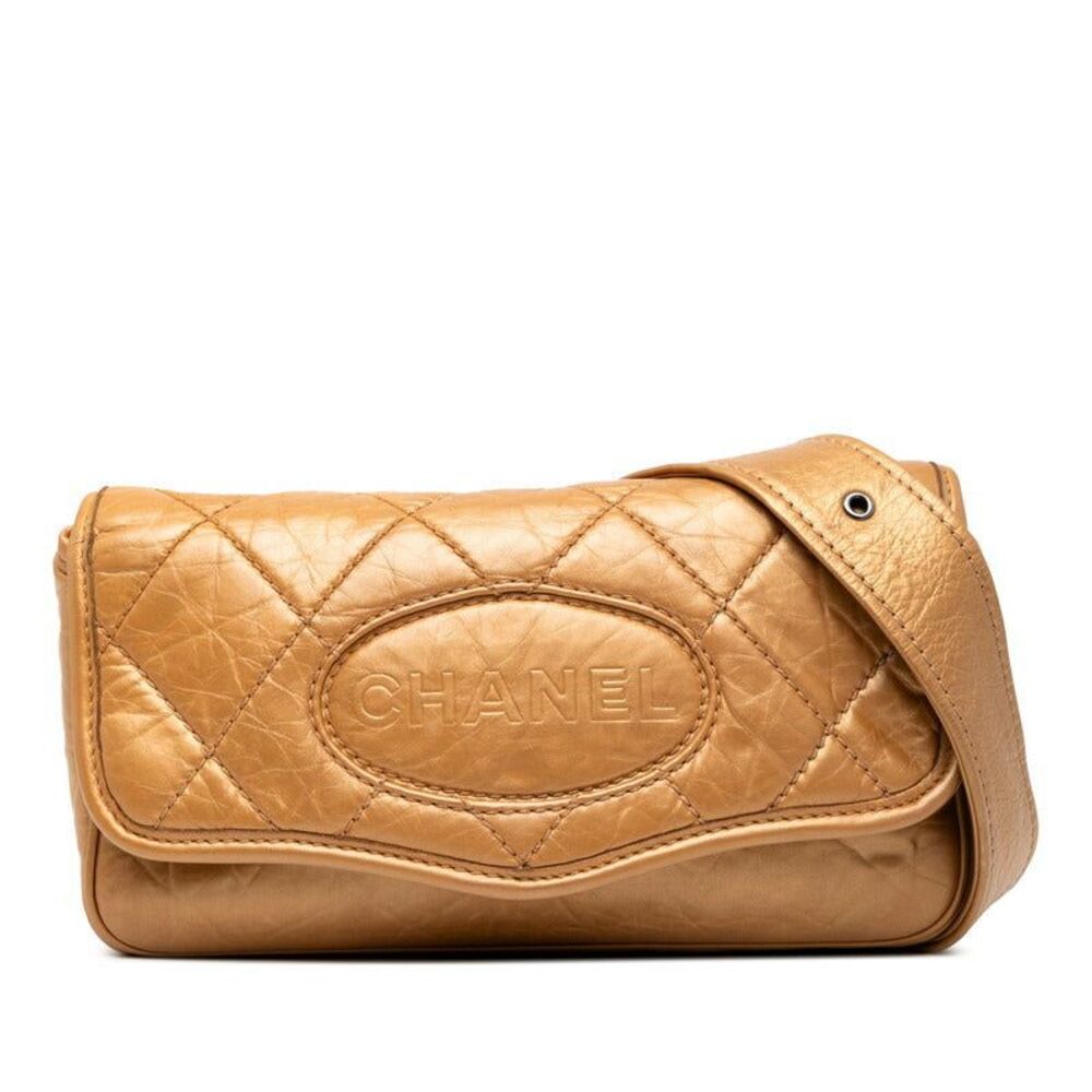 Chanel Matelasse Wild Stitch Leather Shoulder Bag